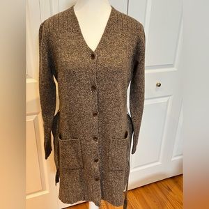 100% Lambswool cardigan, size Small